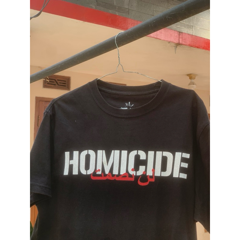 Tshirt Homicide (Terra Angkara) kondisi mulus.