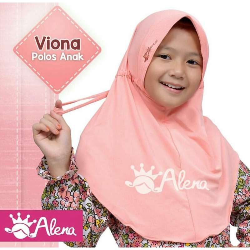 Hijab Kerudung Anak By Alena Model Serut Belakang