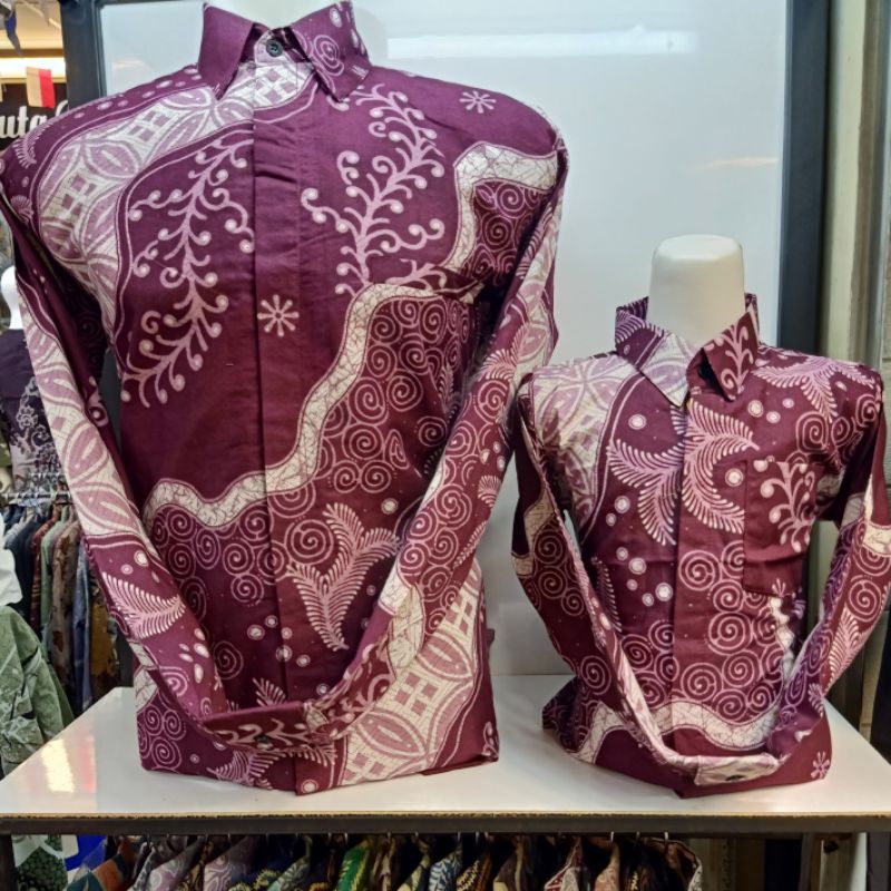 Kemeja Batik Khalifah Couple Ayah Dan Anak