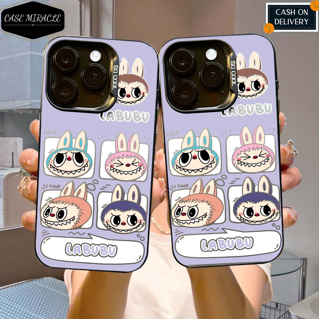 

CASE SAMSUNG A55 / A25 / A35 / A15 / A14 / A05S / A24 / A34 / A54 / A05 / A23 / A13 / A04S / A52 SO COOL HOLOGRAM PREMIUM MATTE - Motif LABUBU PURPLE - Softcase HYBRID IMD PLATE HOLOGRAM Cowo - Casing Glossy