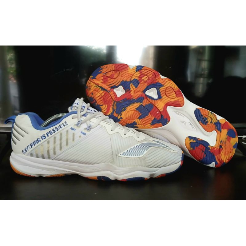 sepatu badminton second original LINING RANGER size 45