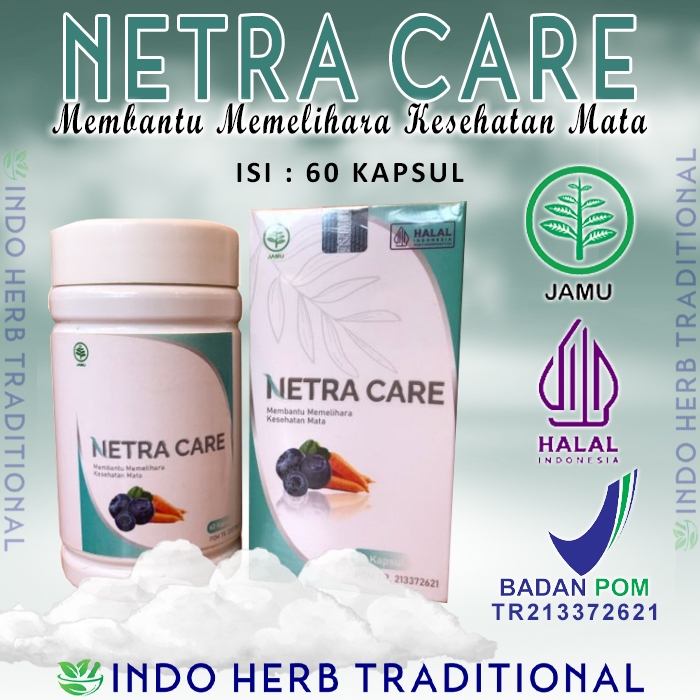 Netra Care Obat Mata Kapsul Asli Memelihara Kesehatan Mata Herbal Original