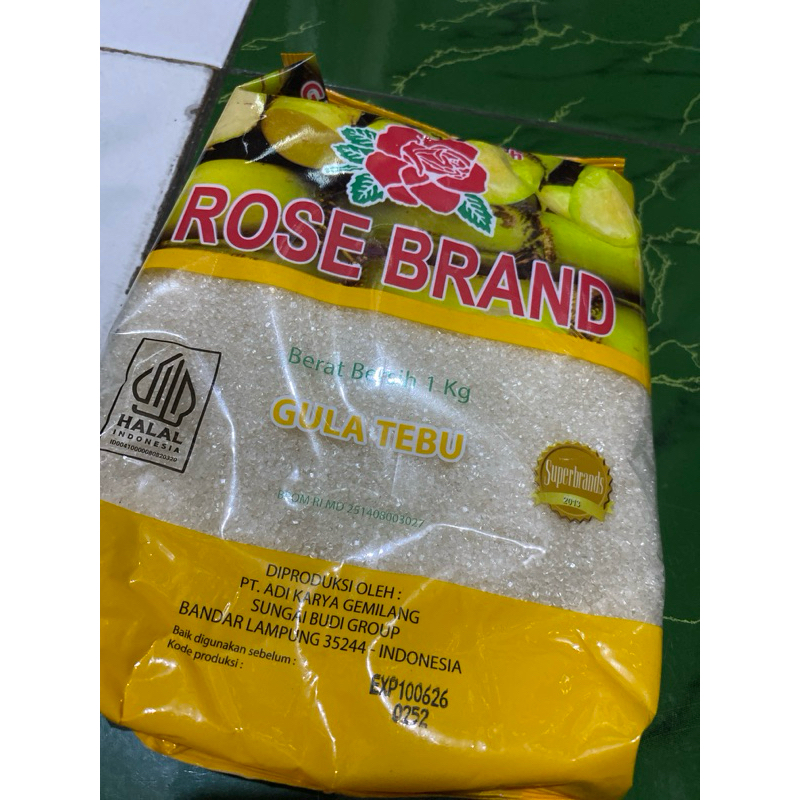 

gula tebu rose brand 1kg
