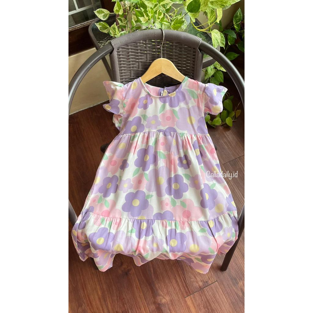 OLLA DRESS KIDS | DASTER ANAK RAYON DRESS ANAK HARIAN BAJU HARIAN ANAK