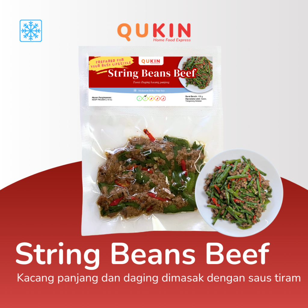 

Frozen Food Qukin Buncis Daging