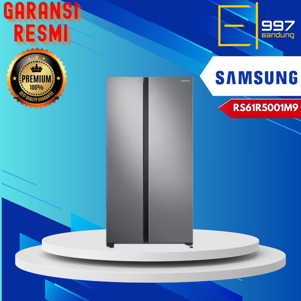 KULKAS SAMSUNG RS61R5001M9 , SIDE BY SIDE 700 L - EX DISPLAY