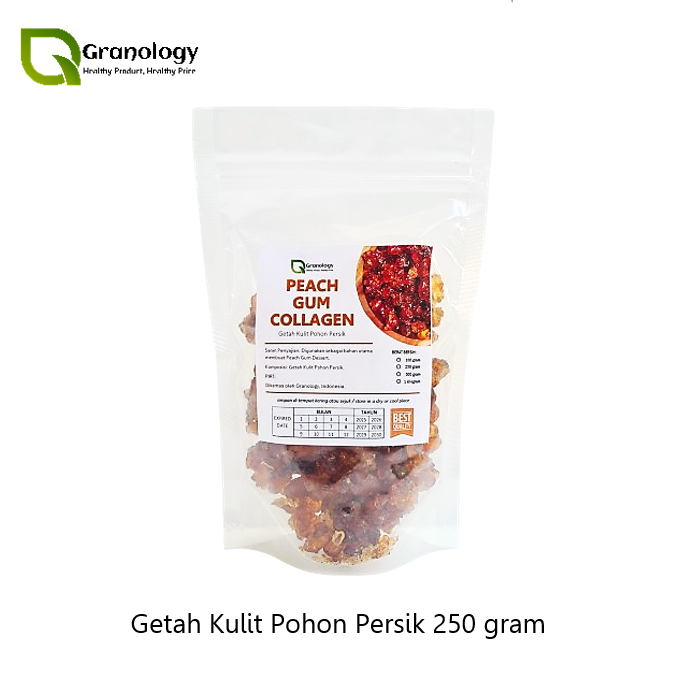 

Getah Pohon Persik / Peach Gum Colagen (250 gram) by Granology