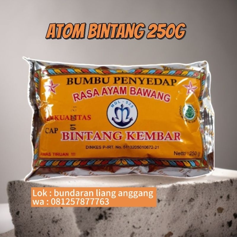 

ATOM 250G ATOM BINTANG BUMBU ATOM BUMBU TABUR