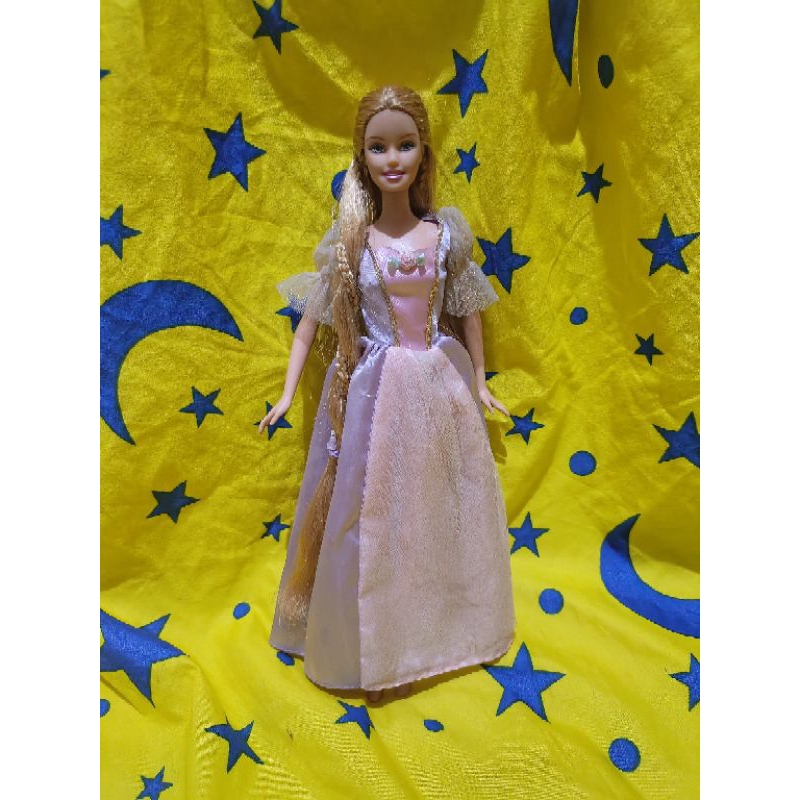 preloved barbie Rapunzel signature 2002