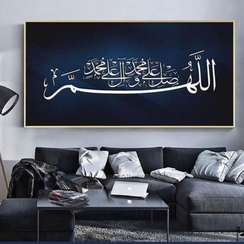 Lukisan dinding kaligrafi mewah Aesthetic lukisan asli tangan Hiasan Dinding Dekorasi Dinding