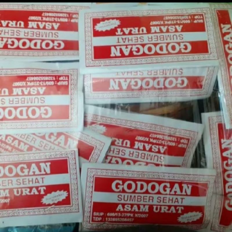 

GODONGAN Sumber Sehat ASAM URAT 1 bks