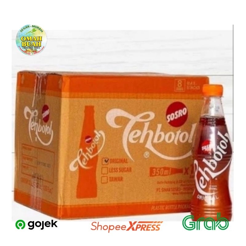 

Tehbotol Botol Sosro 350 ml Dus 12 Pcs