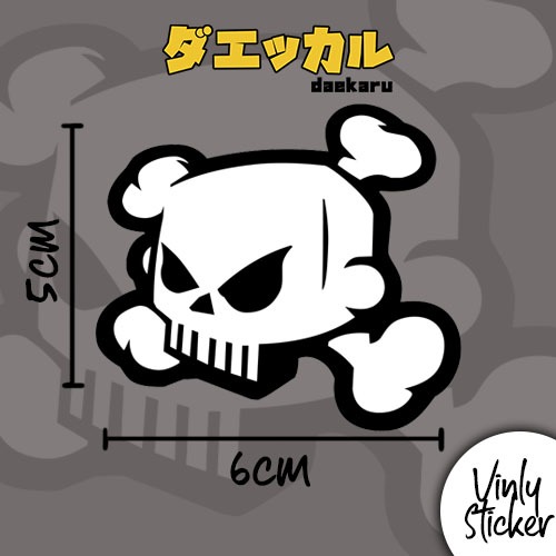 

sticker vinly cutting JDM ken block Skull