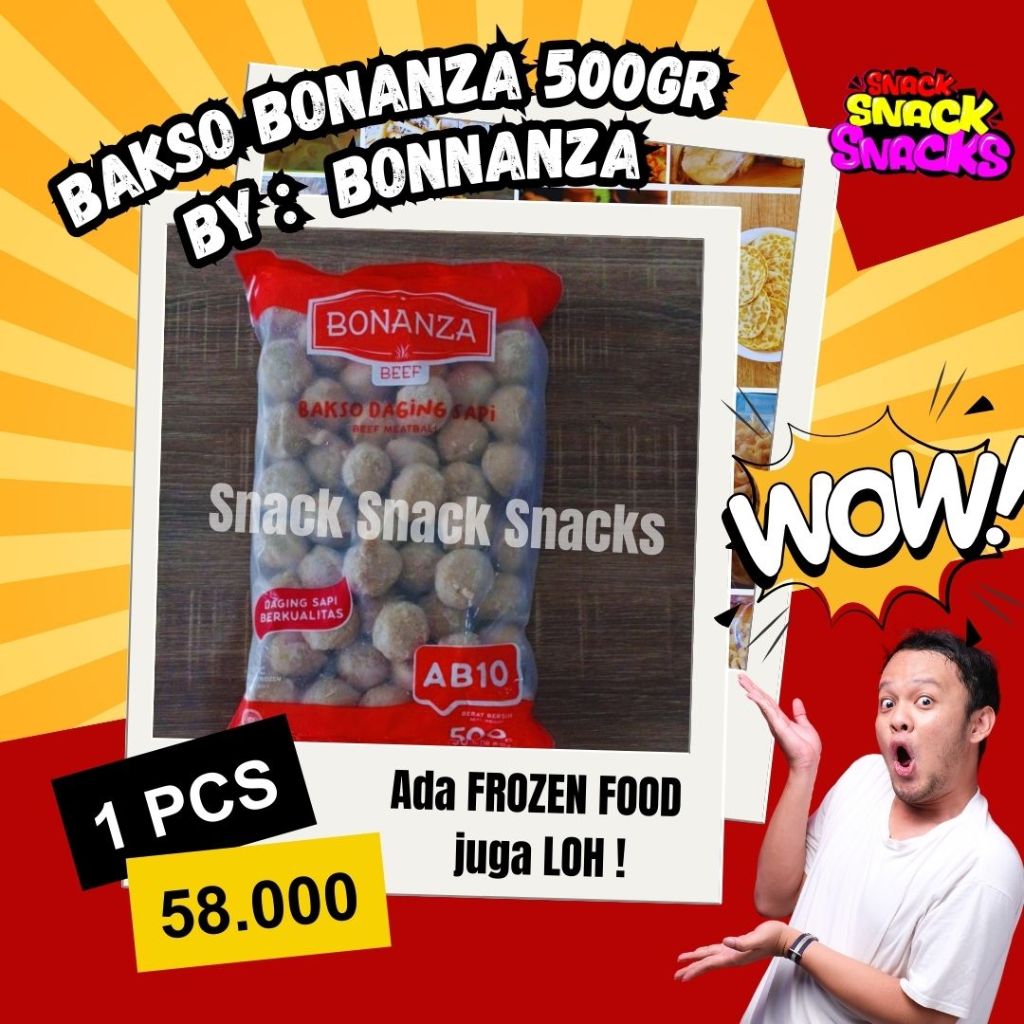 

SS_SNACKS.ID | BAKSO BONANZA KEMASAN 500GR | ANEKA CAMILAN DAN FROZEN FOOD SEMARANG | SNACK SNACK SNACKS