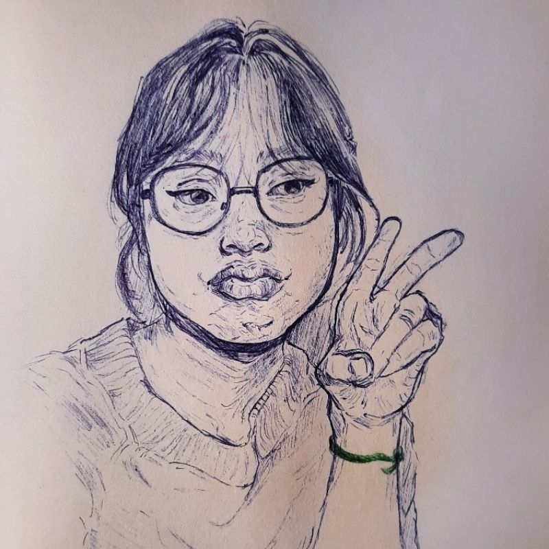 

JASA GAMBAR SKETSA A5 MURAH BALLPOINT