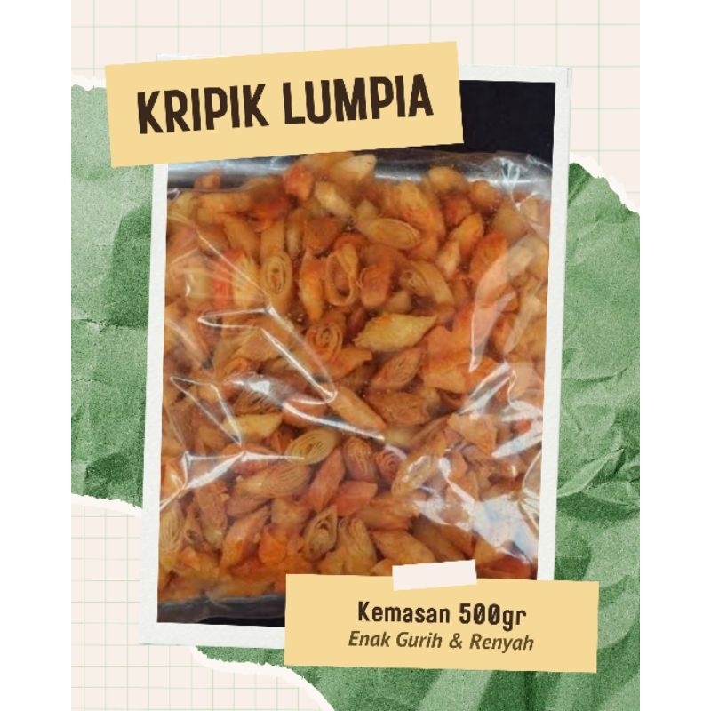 

Keripik Lumpia Goreng/Keripik Kulit Lumpia