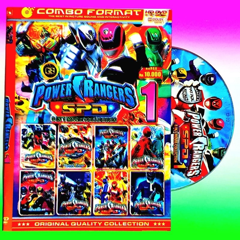 KASET DVD POWER RANGERS SPD