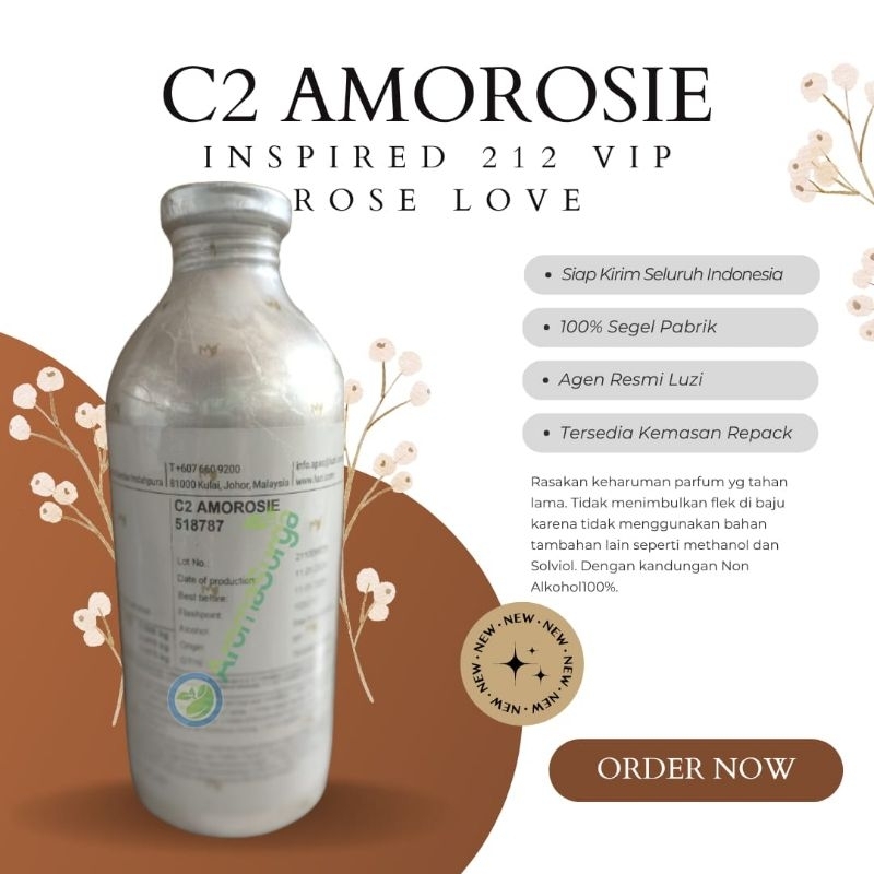 BIBIT PARFUM LUZI C2 AMOROSIE 518787 SEGEL PABRIK 0,5KG