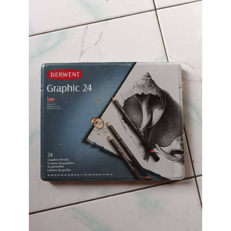 

pencil graphic derwent 24 set / pencil gambar set