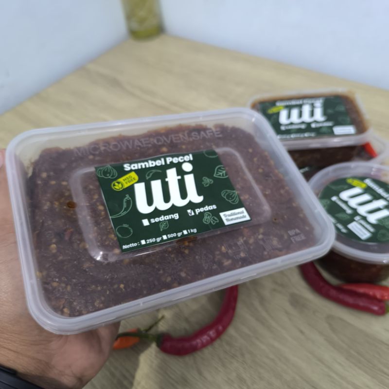 

500 Gram Sambel Pecel UTI / Bumbu Pecel UTI, Sangrai, Tanpa Pengawet, dan Msg