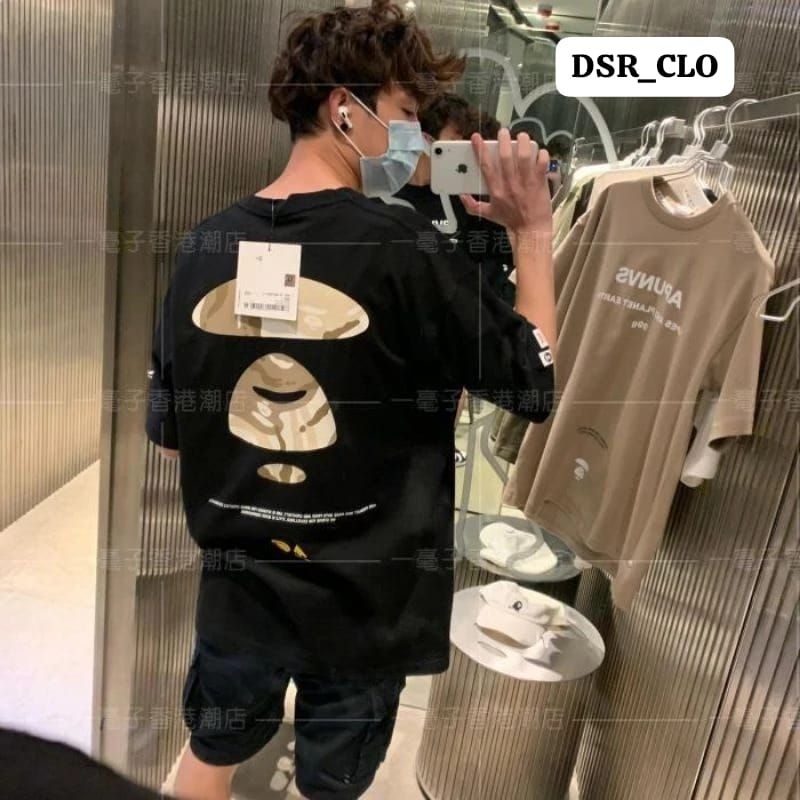 Bape T-shirt Aape Avunvs Aves And Planet T-shirt Bape