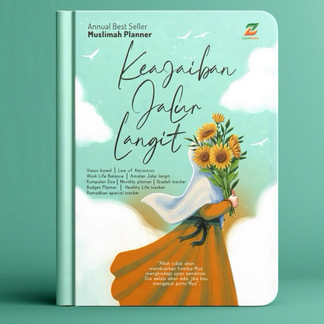 

2025 Muslimah Planner: Keajaiban Jalur Langit Buku Agenda Diary Lucu Aesthetic Hard Cover Ziyadbooks