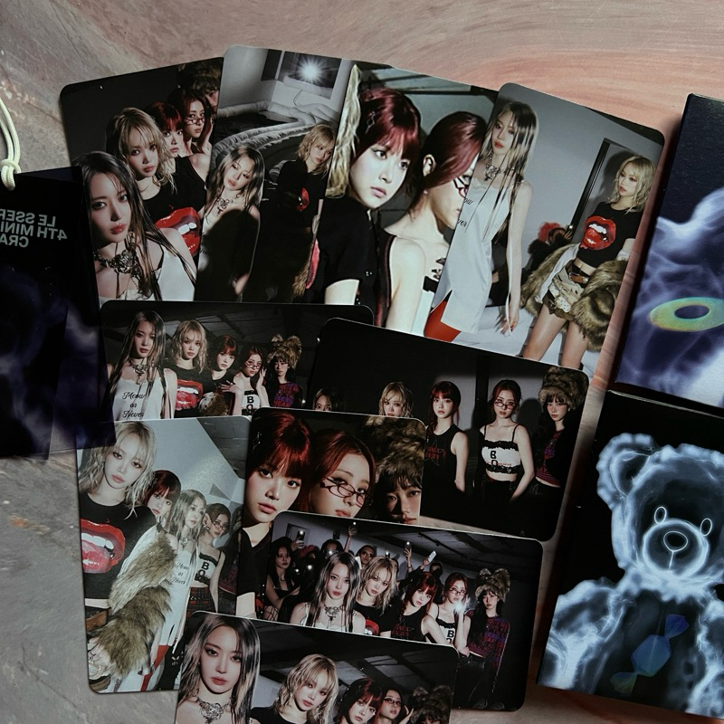 [READY STOCK] OFFICIAL PHOTOCARD LE SSERAFIM CRAZY WEVERSE VER UNIT GRUP QR POB CHAEWON SAKURA YUNJI