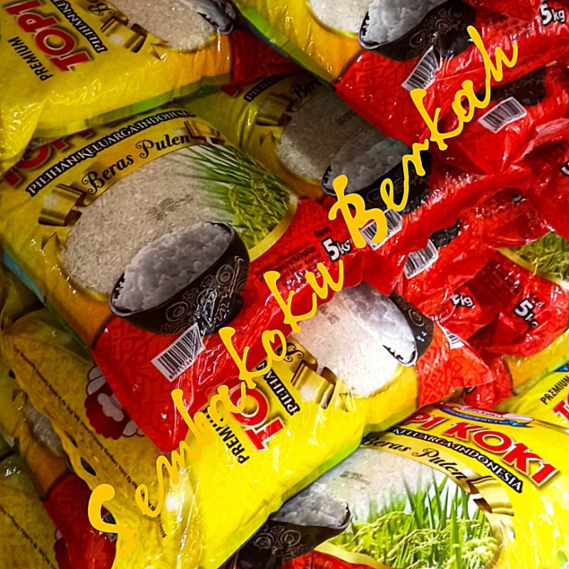 

Beras Topi Koki 5Kg (GRATIS ONGKIR INSTANT)