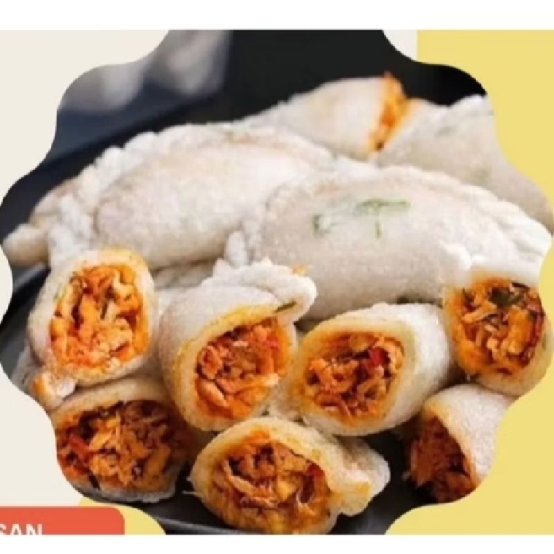 

Cireng gendud spesial isi ayam Suir pedass