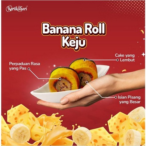 

Kartika Sari Banana Roll Keju oleh oleh makanan bandung kartika sari