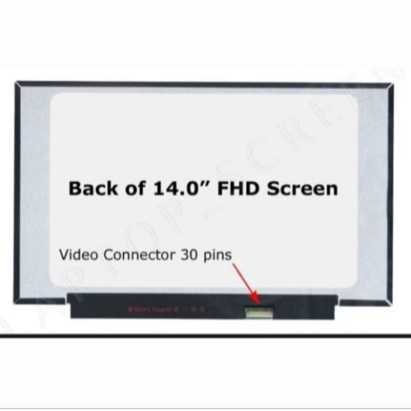 Layar LED LCD Laptop HP Pavilion X360 14-ek0043TU 14-ek0045TU 14.0 inch 30 pin Full HD