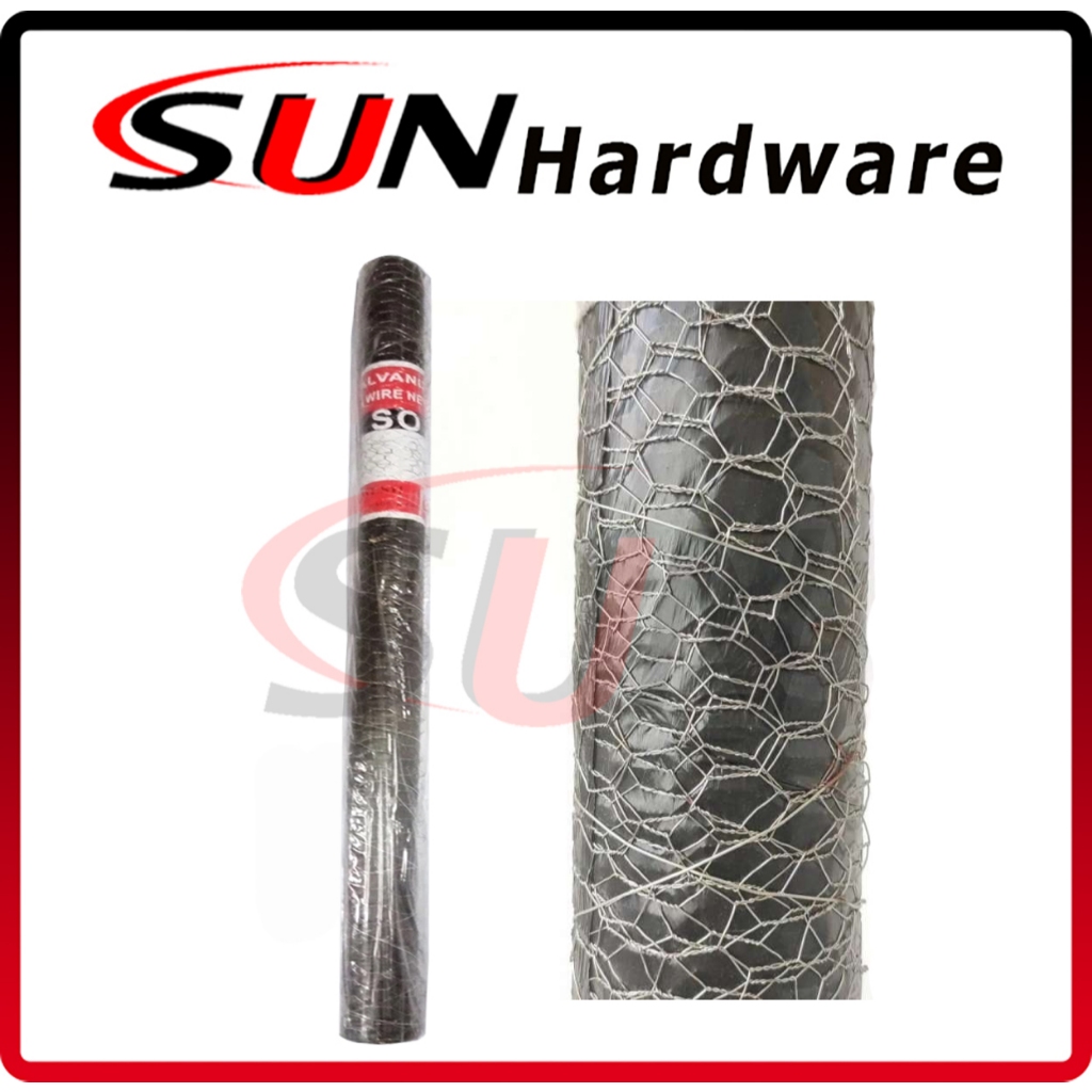 Kawat Loket Ram Ayam 1/2 Inch Galvanized Kandang Pembungkus Pipa Roll