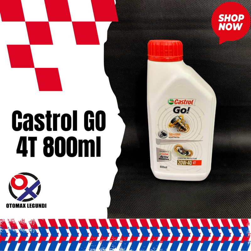 Castrol go 4T 800ml oli motor