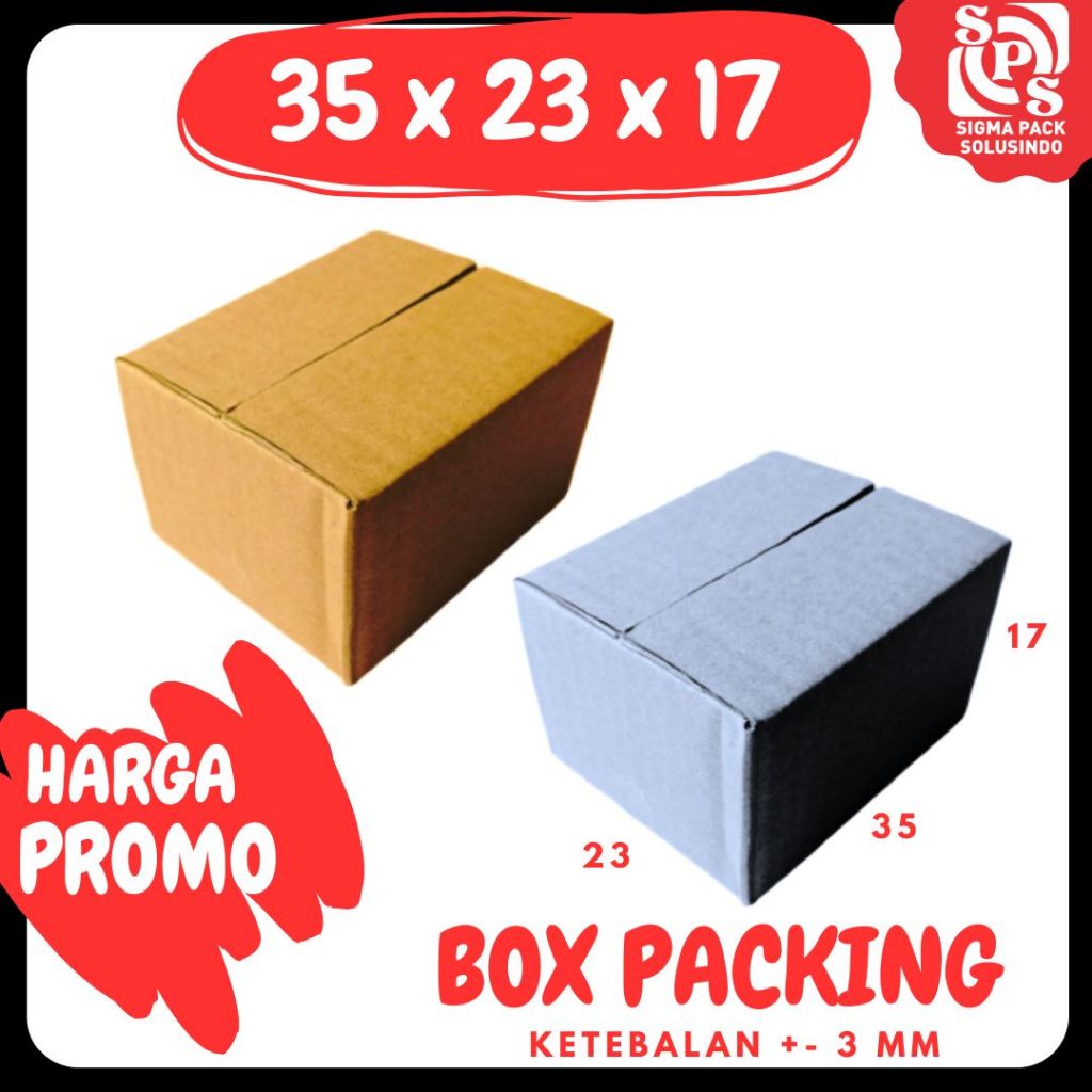 

Box 35x23x17 AMDK 330ml Isi 24 Kardus Packing Karton Dus Kotak Kemasan Air Minum Obat Madu