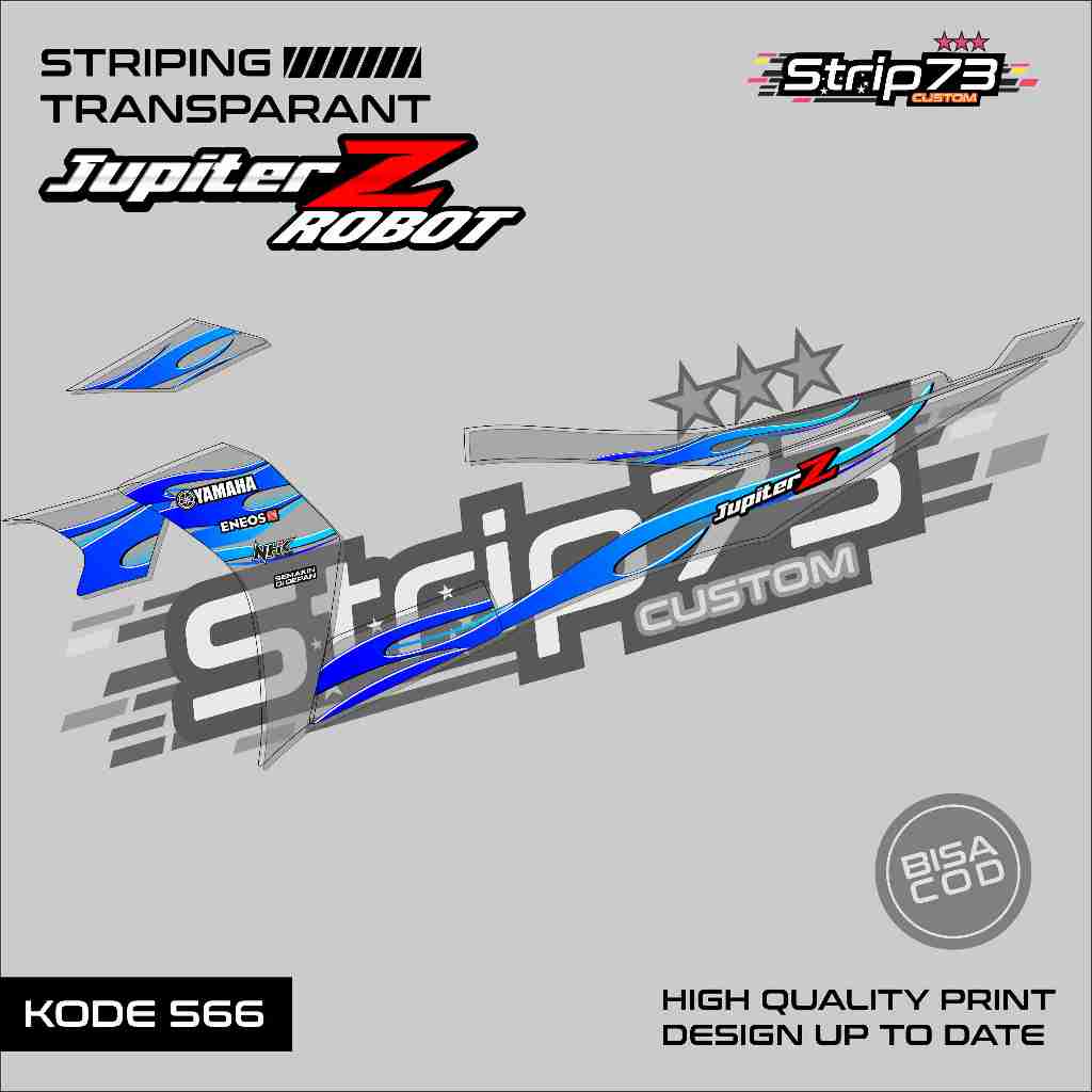566 STRIPING TRANSPARAN JUPITER Z ROBOT - STRIPING TRANSPARAN JUPITER Z ROBOT MOTIF API