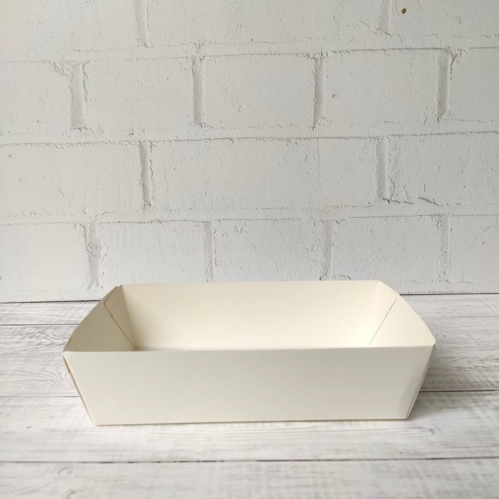 Paper Food Tray L  |  Piring Kertas  | Kotak Kentang  | Piring Hot Dog
