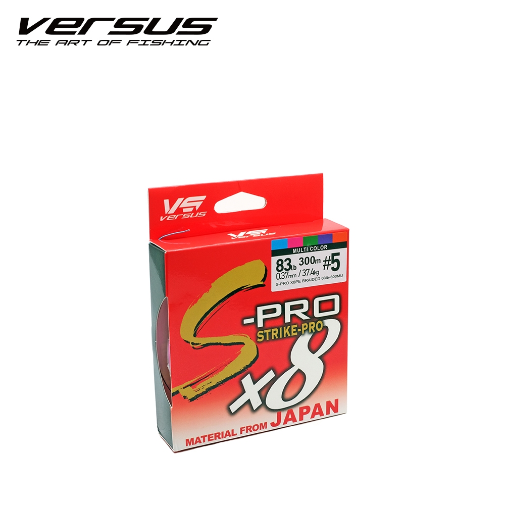 SENAR PE VERSUS STRIKE-PRO X8 MULTILINE 300M PREMIUM FISHING LINE SUPER KUAT