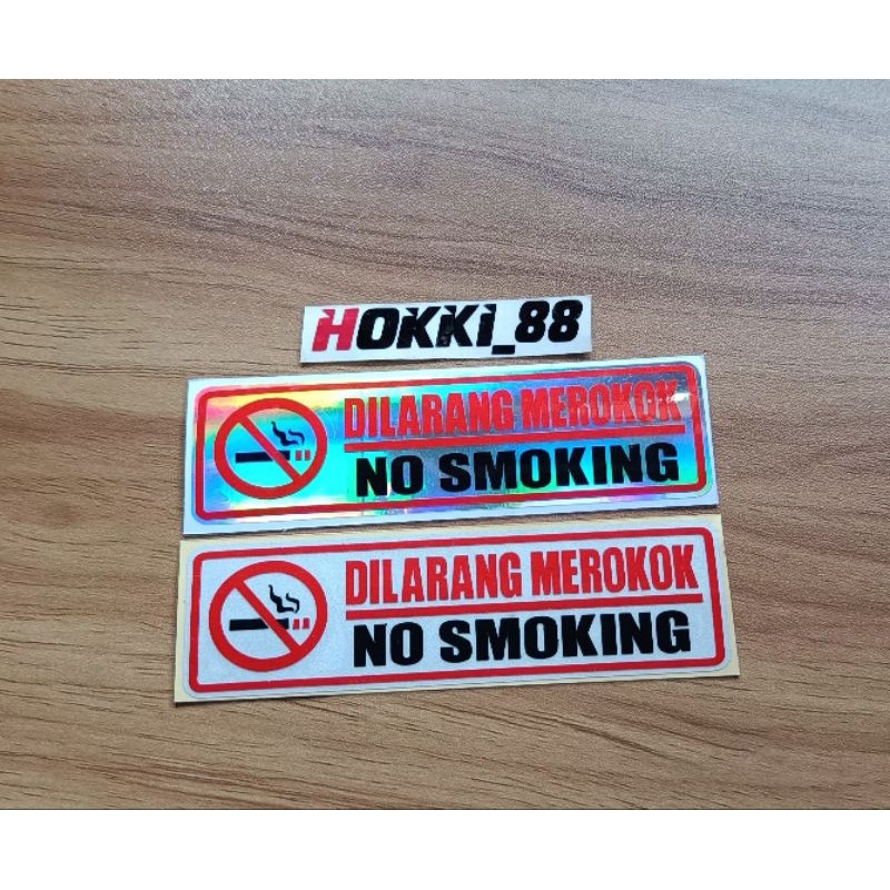 

Stiker cutting DI LARANG MEROKOK NO SMOKING