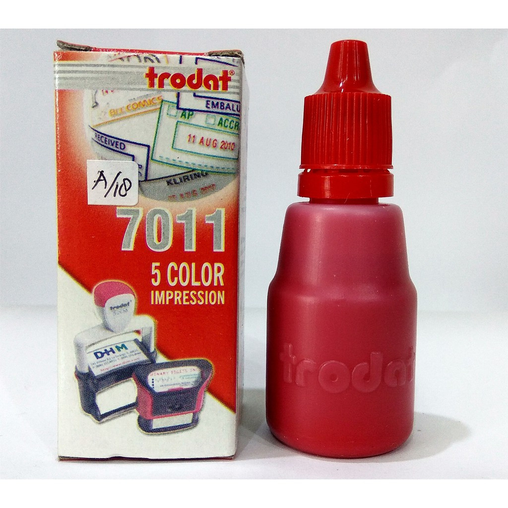 

TRODAT TINTA STEMPEL FLASH 7011 MERAH