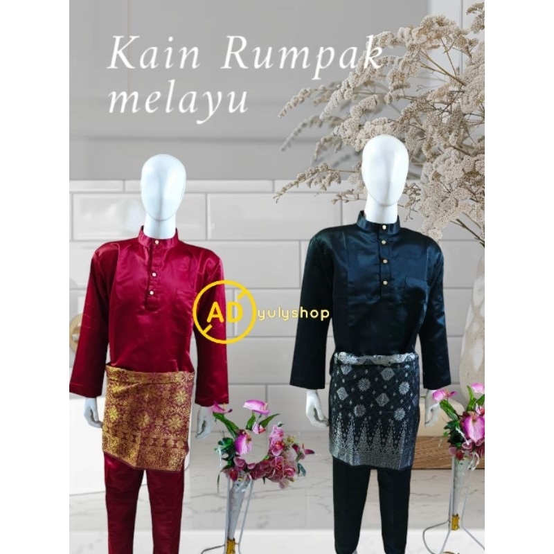 Kain lilit pria Melayu/Kain Rumpak Pria dewasa