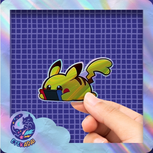 

Stiker Hologram Anime Game Pokemon Nintendo V1