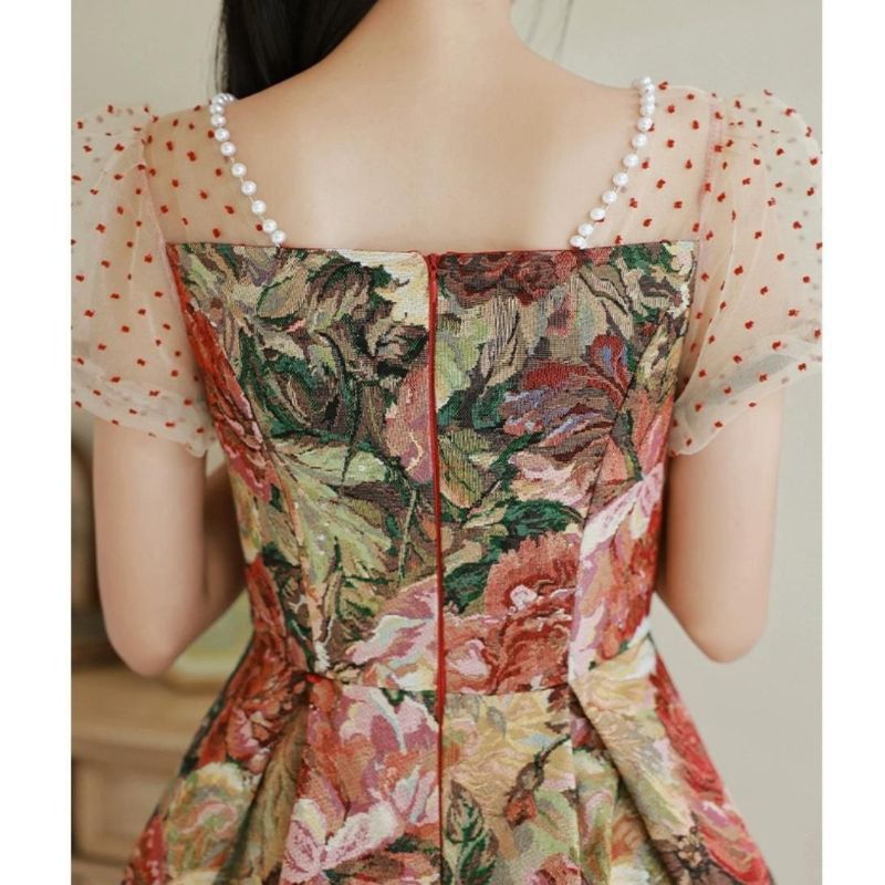 PAKAIAN WANITA BAJU FLARE DRESS MAYACA VINTAGE '