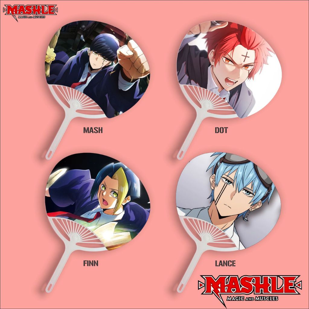 Kipas Tangan MASHLE Kipas anime mashle handfan