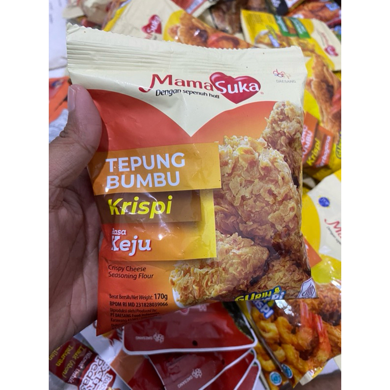 

Mamasuka Tepung Bumbu Krispi KEJU 170gr
