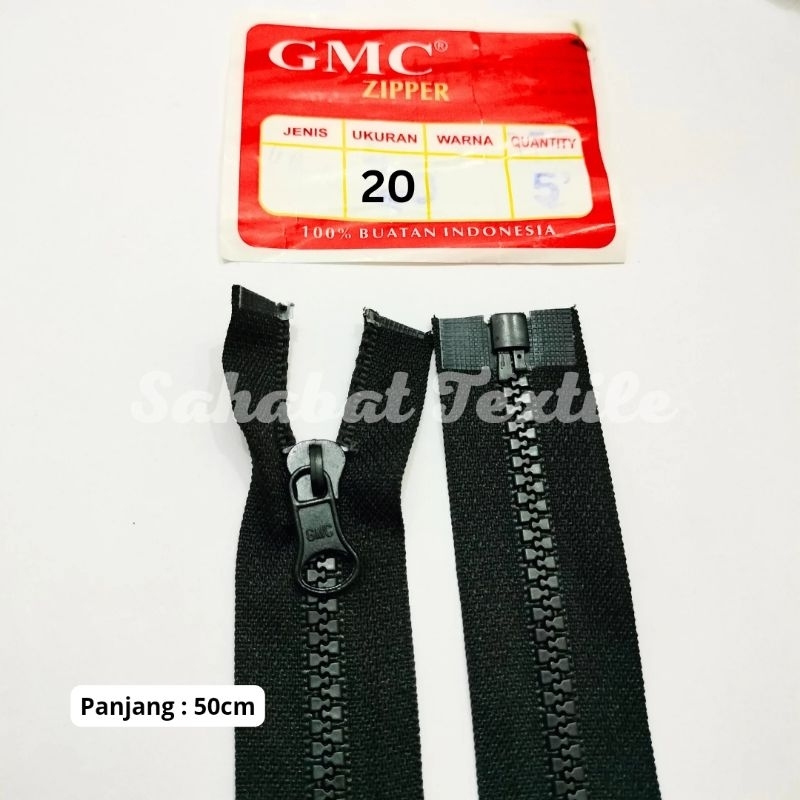 RESLETING JAKET ZIPPER JAKET GMC UKURAN 20INCH - 50CM