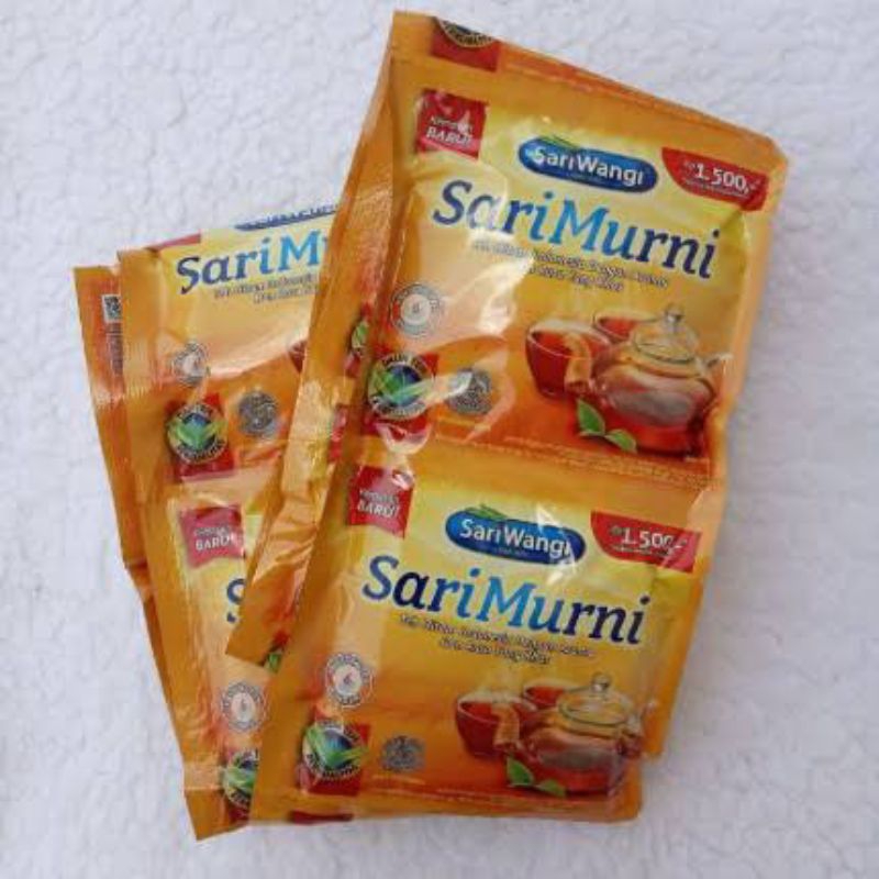 

Teh kantong sarimurni renceng isi 12pcs / Teh kantong bundar sarimurni murah / Sarimurni kantong