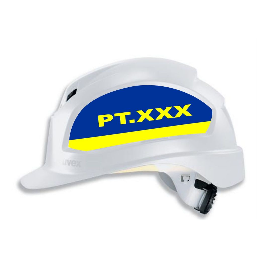 STICKER CUTTING CUSTOM HELM PROYEK SETT KANAN, KIRI