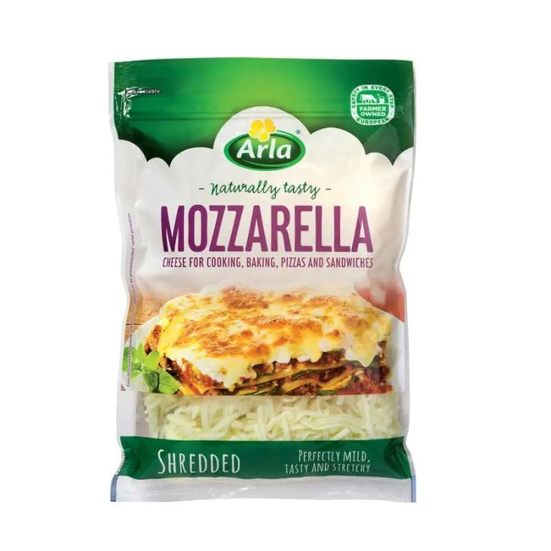 

arla mozzarella cheese sheredded 175gr