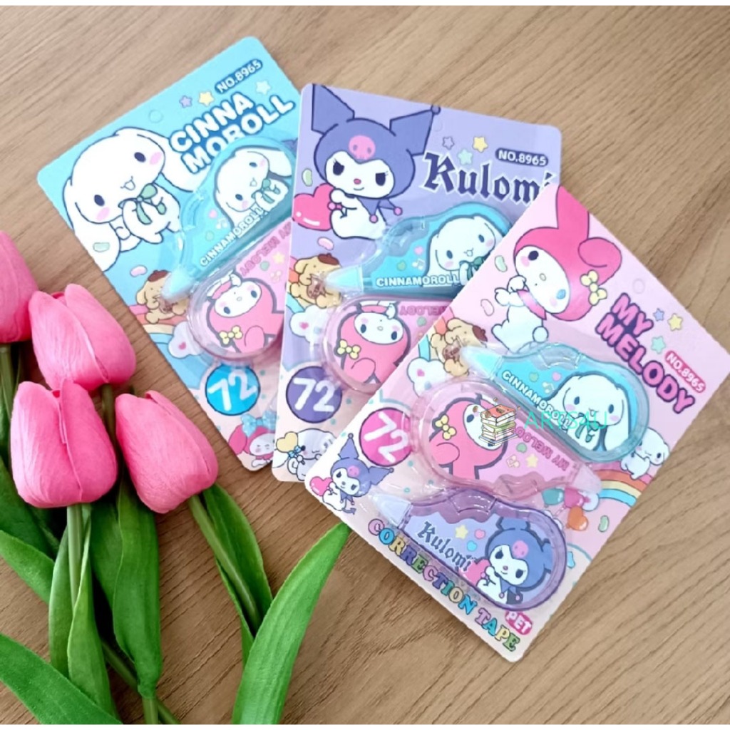 

Tipex Tip Ex Kertas Correction Tape Roller Sanrio Isi 3