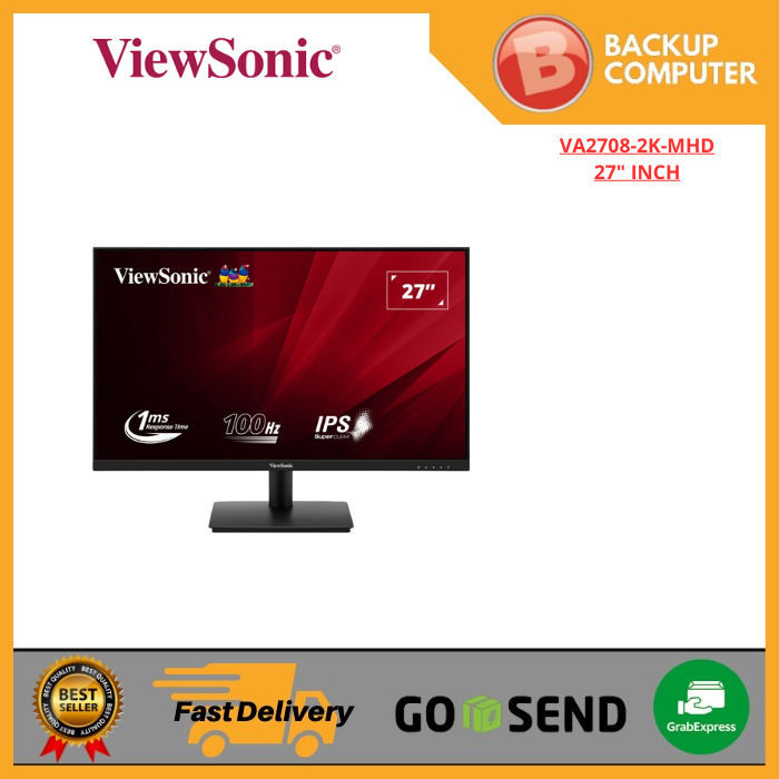MONITOR VIEWSONIC 27" INCH VA2708-2K-MHD QHD